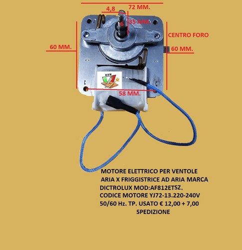 Motore elettrico friggitrica - motore,